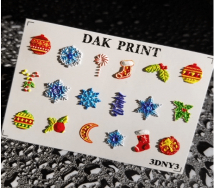 لنز ناخن برجسته داک پرینت DAK PRINT-3DNY3